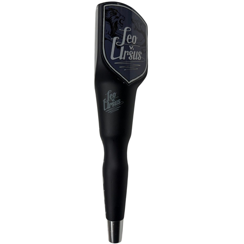 Firestone Walker Leo v Ursus Beer Tap Handle Black Brewery Bar Decor